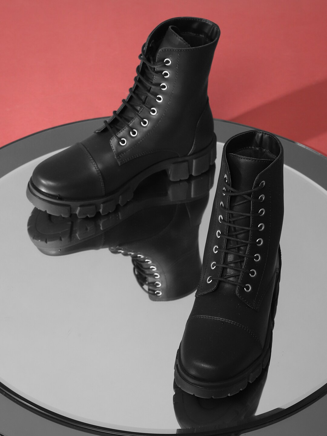 

Truffle Collection Women Comfort Heeled Boots, Black