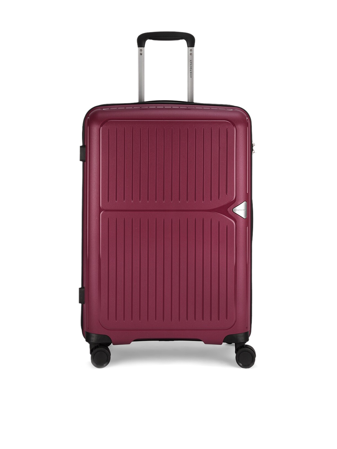 

Aristocrat LOCUS 8W STROLLY Textured Hard-Sided Trolley Bag, Maroon