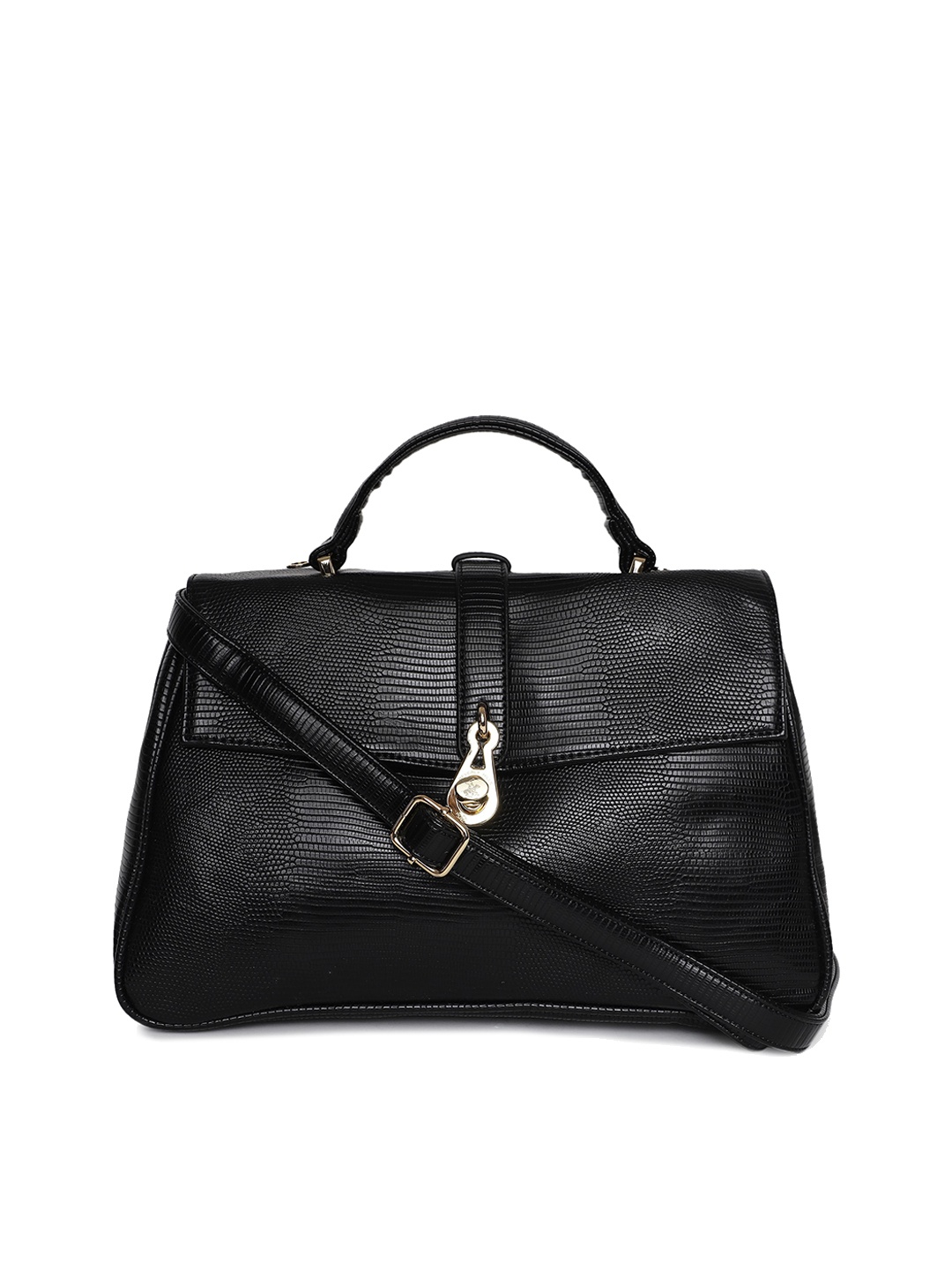 

Beverly Hills Polo Club Structured Satchel, Black