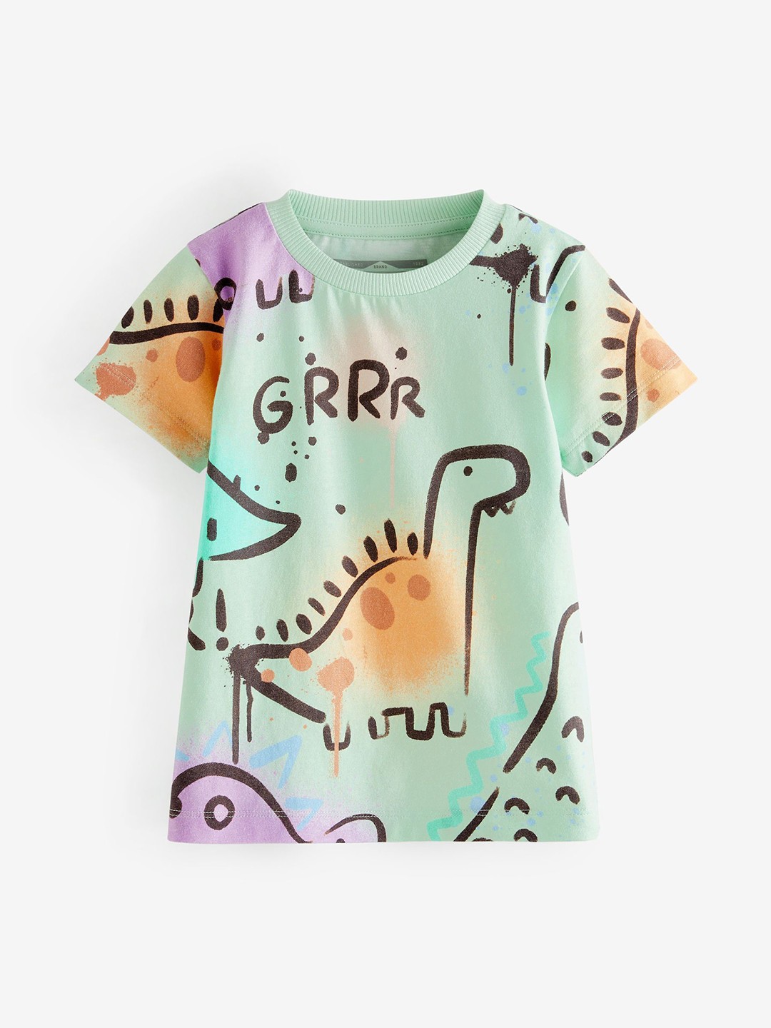 

NEXT Infant- Boys Conversational Printed Pure Cotton T-shirt, Green
