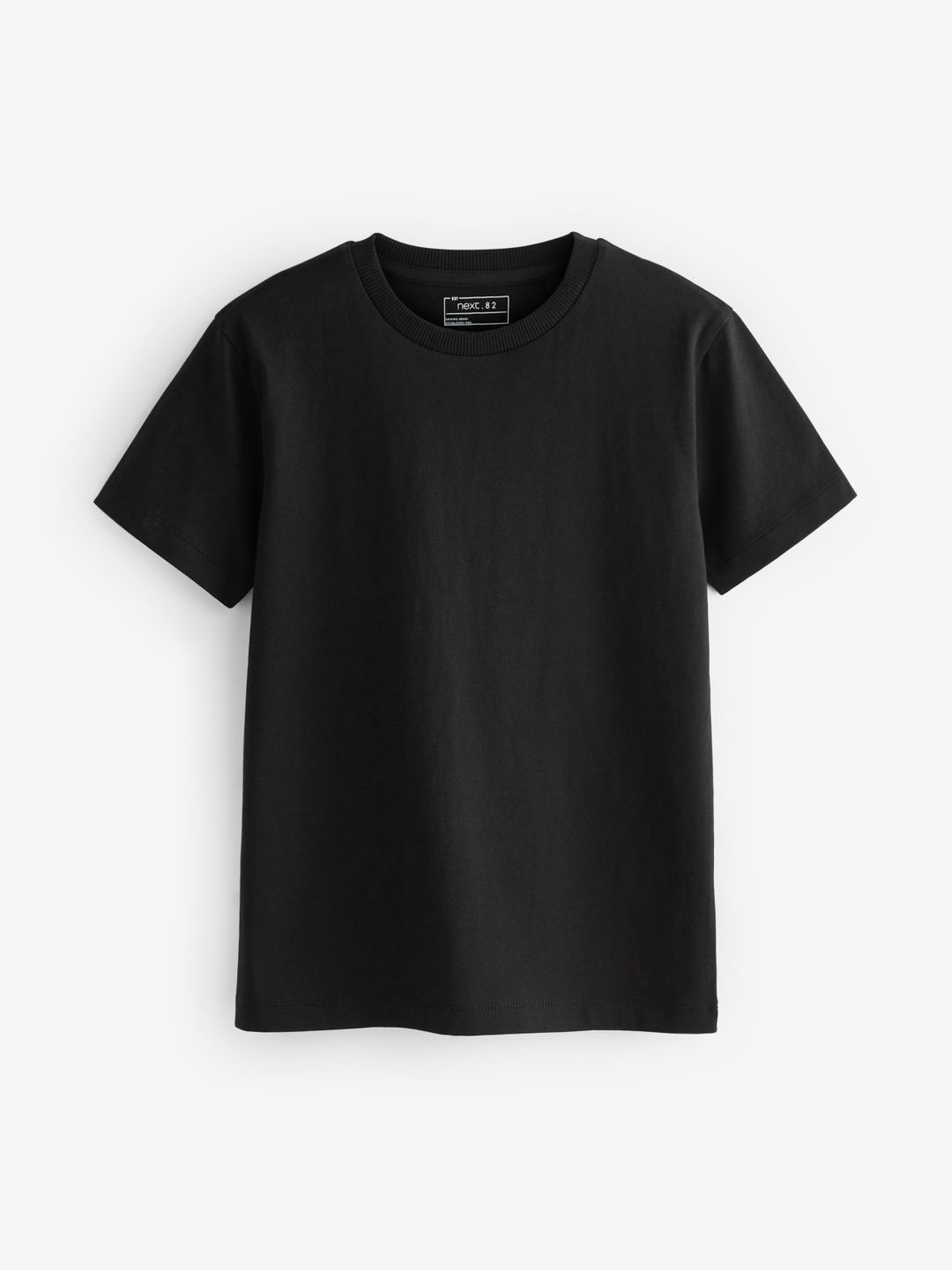 

NEXT Boys Pure Cotton T-shirt, Black