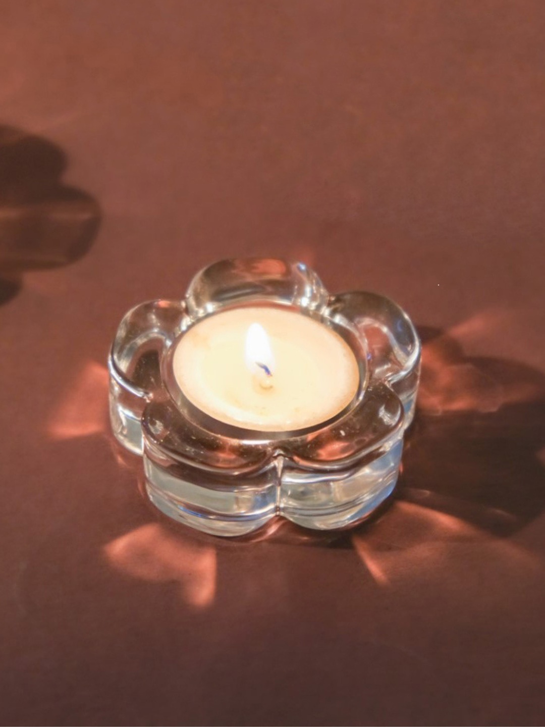 

Nestasia Set Of 4 Transparent Glass Candle Holders