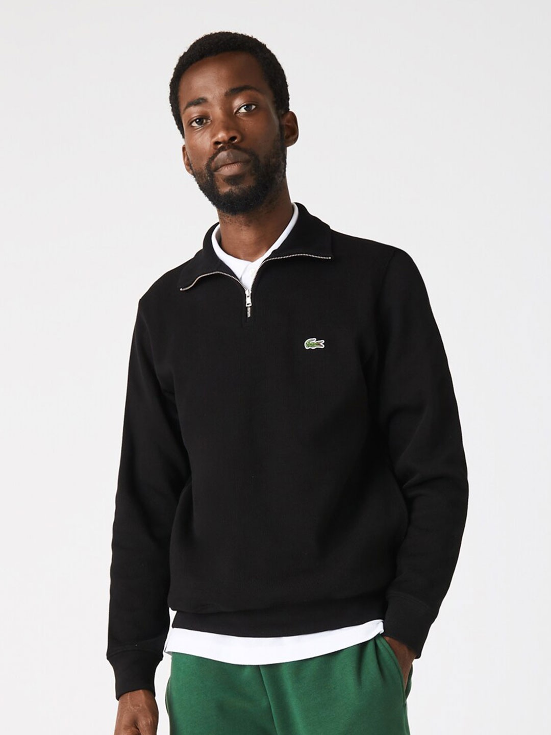 

Lacoste Pullover Pure Cotton Sweatshirt, Black
