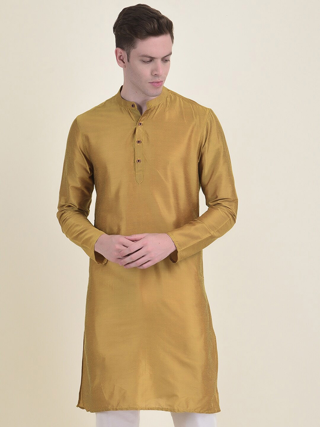 

DEYANN Kurta with Trousers, Yellow