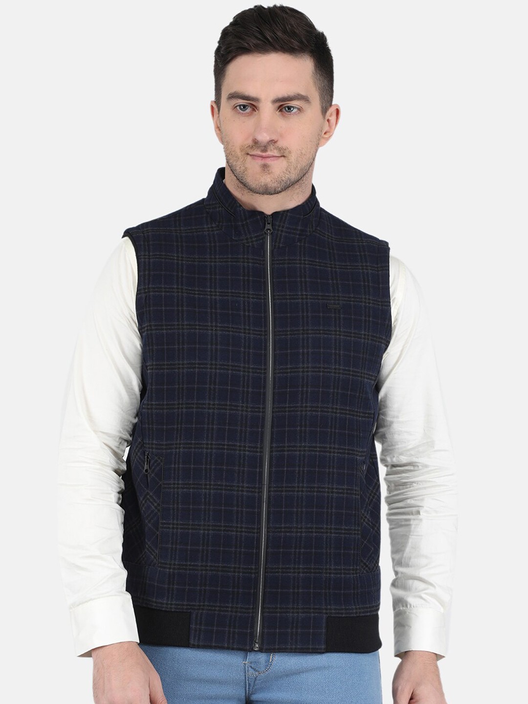 

Monte Carlo Men Checked Coats, Blue