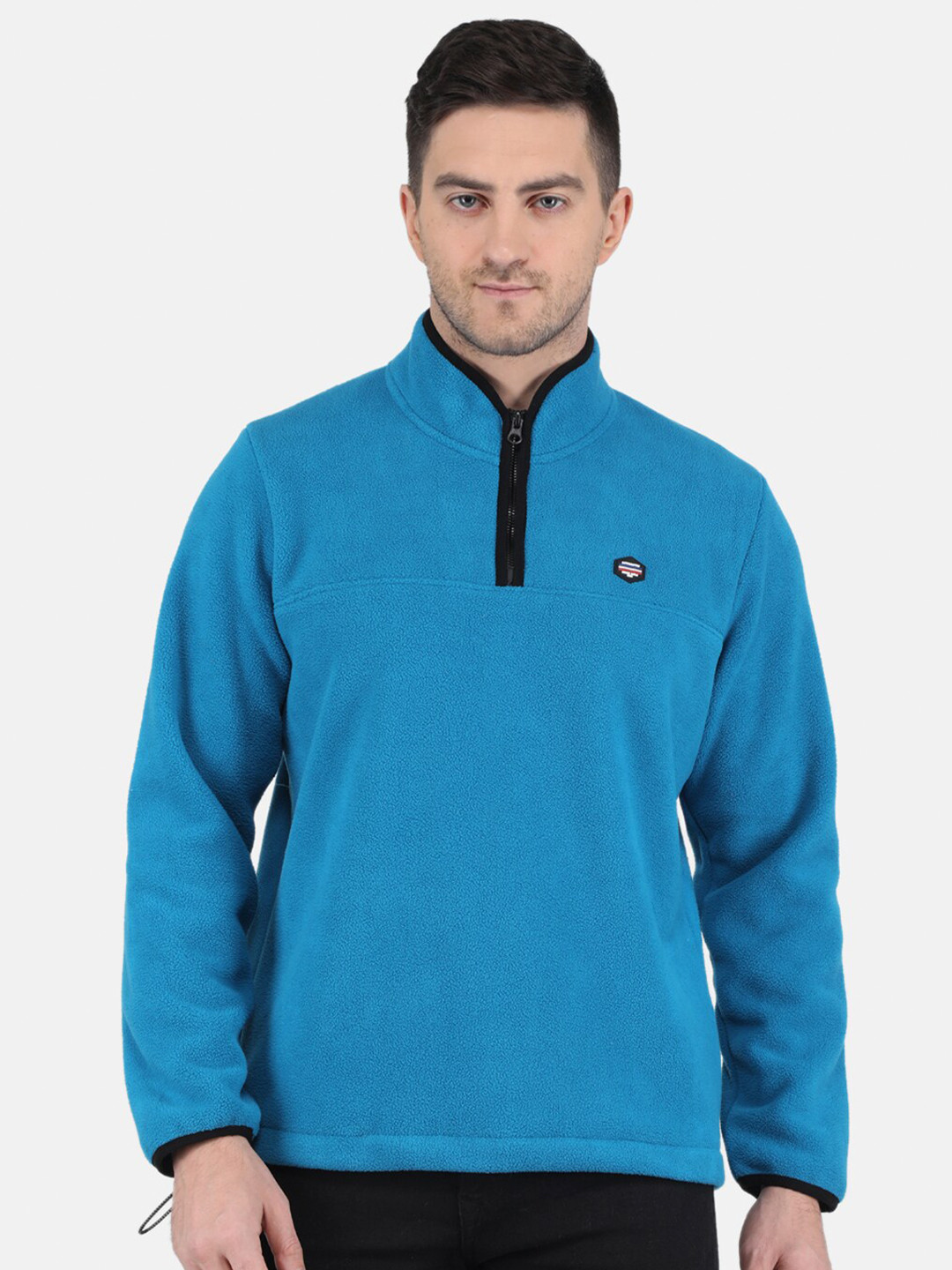 

Monte Carlo Men Blue High Neck T-shirt