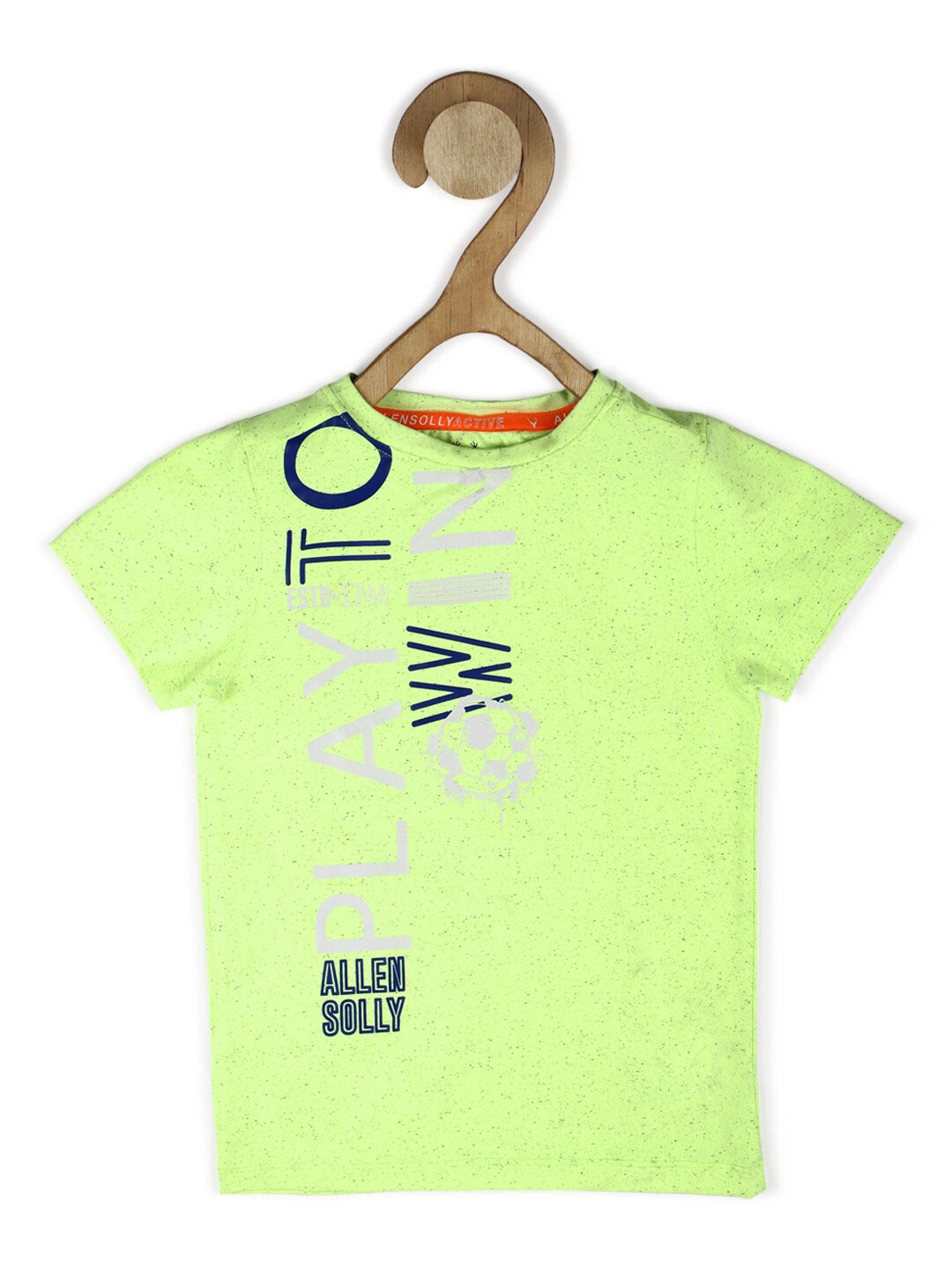 

Allen Solly Junior Boys Typography Printed T-shirt, Green