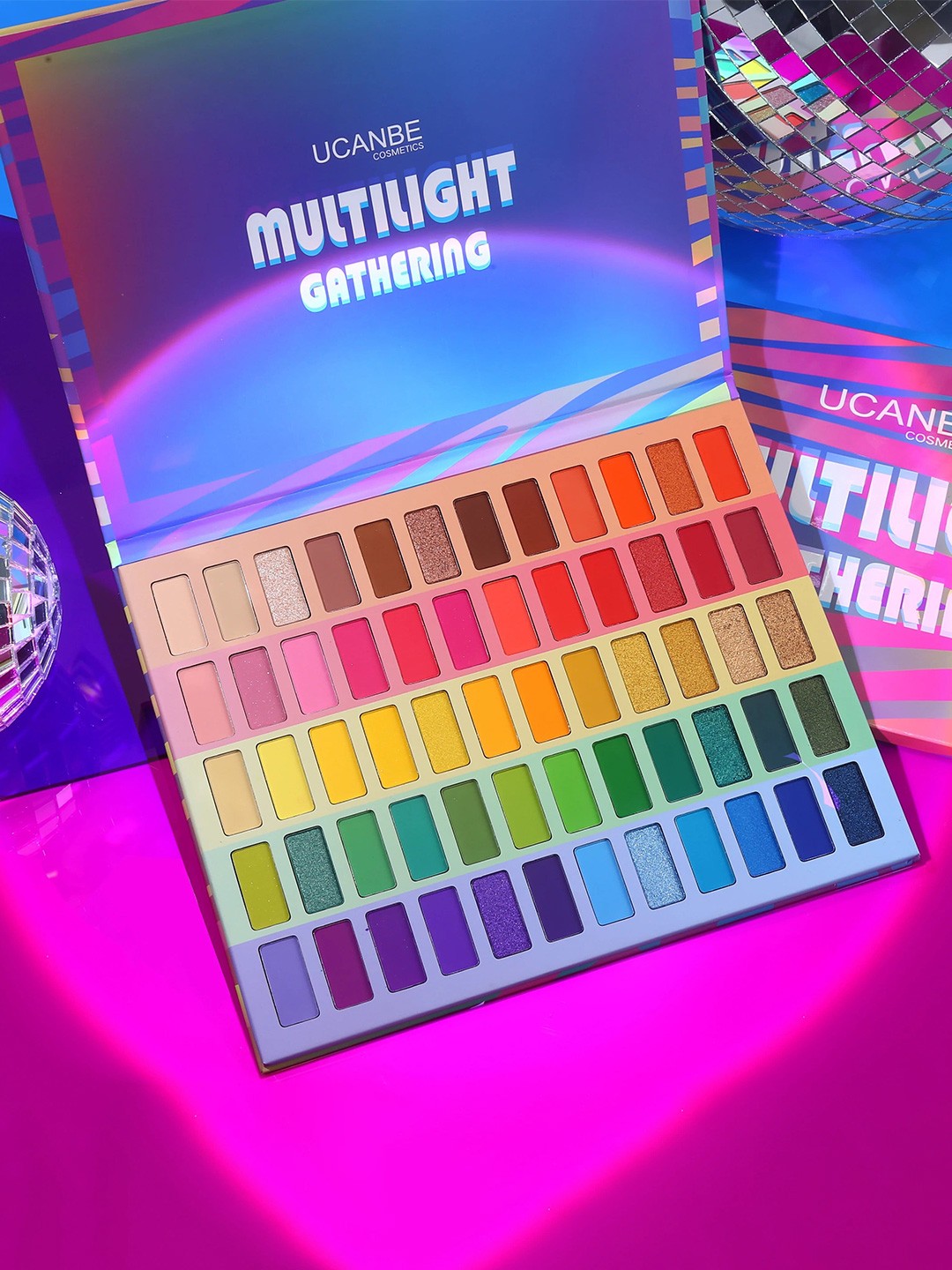 

UCANBE Multilight Gathering Eyeshadow Palette 48 g - STUB059-02, Multi