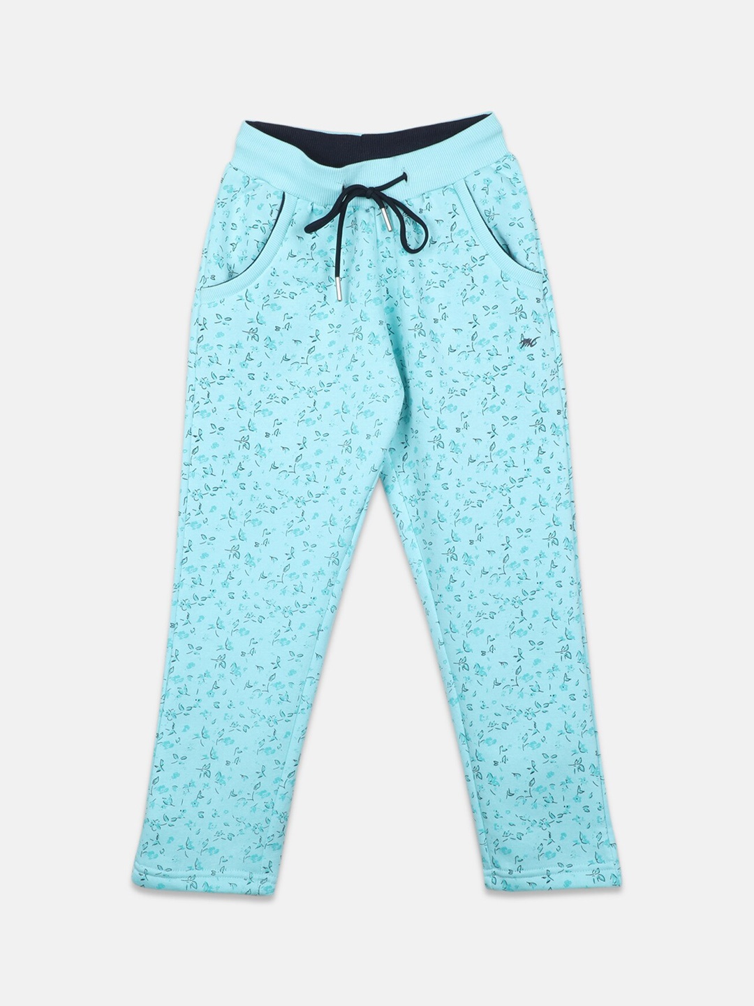

Monte Carlo Girls Printed Track Pants, Blue