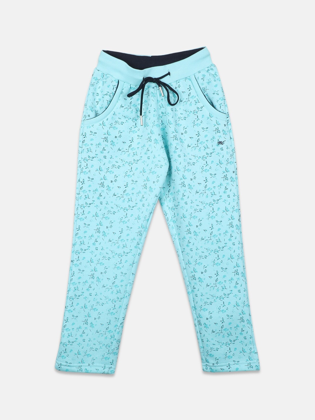 

Monte Carlo Girls Printed Regular-Fit Track Pant, Blue