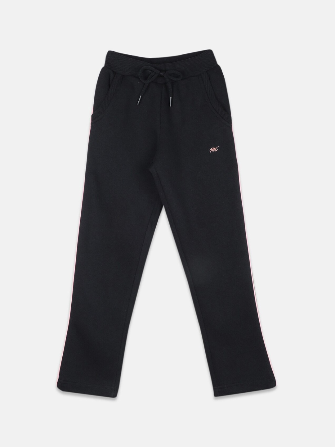 

Monte Carlo Girls Mid-Rise Track Pants, Black