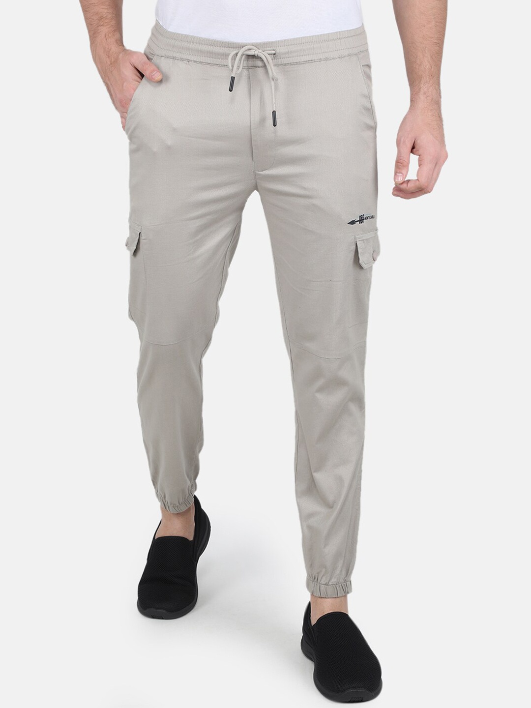 

Monte Carlo Men Slim-Fit Cargo Joggers, Grey