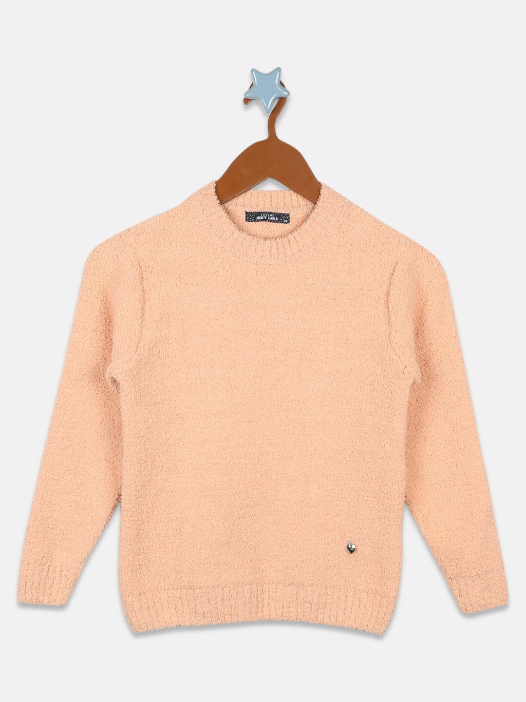

Monte Carlo Girls Long Sleeves Sweatshirt, Peach