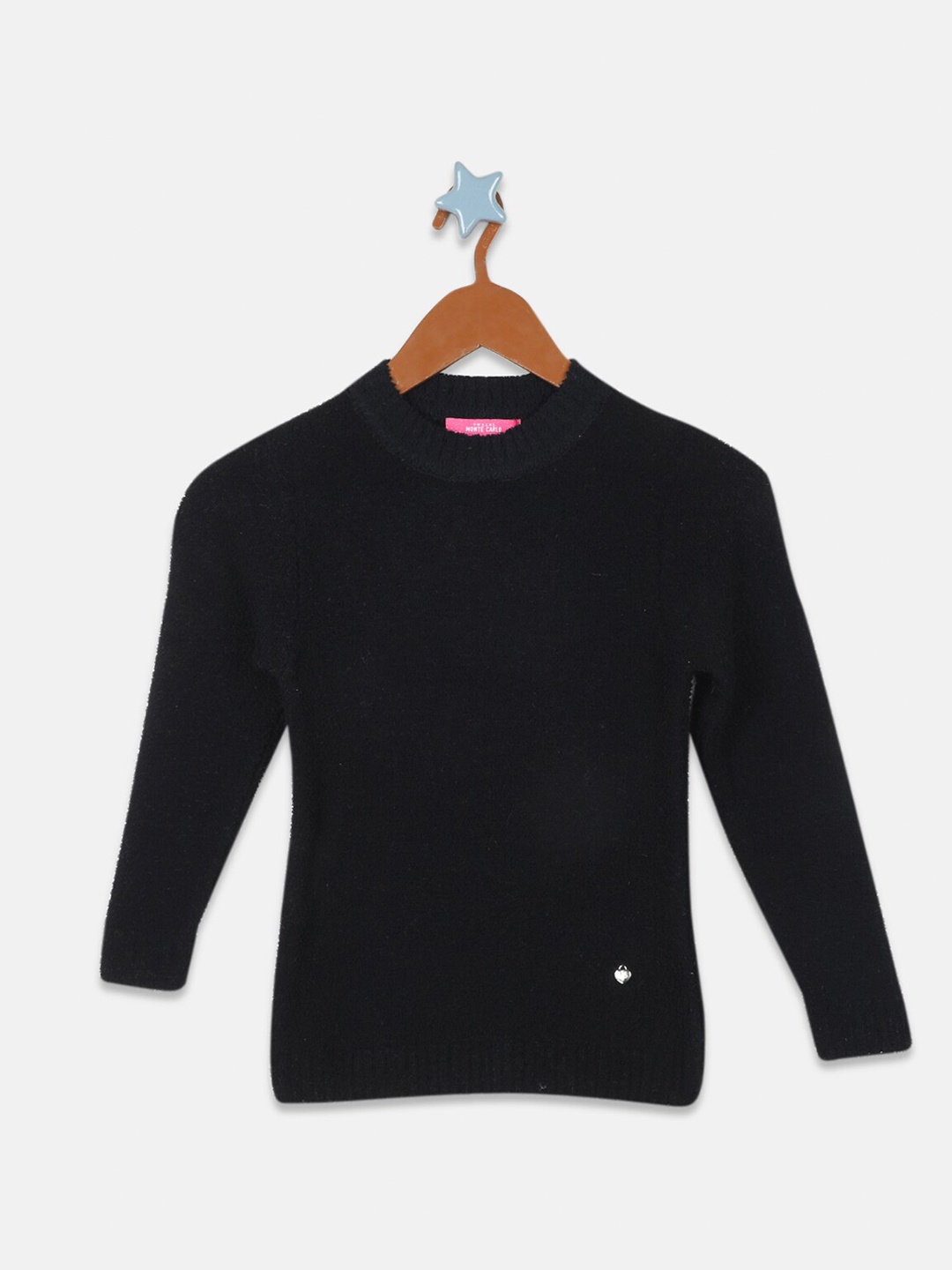 

Monte Carlo Girls Long Sleeves Sweatshirt, Black