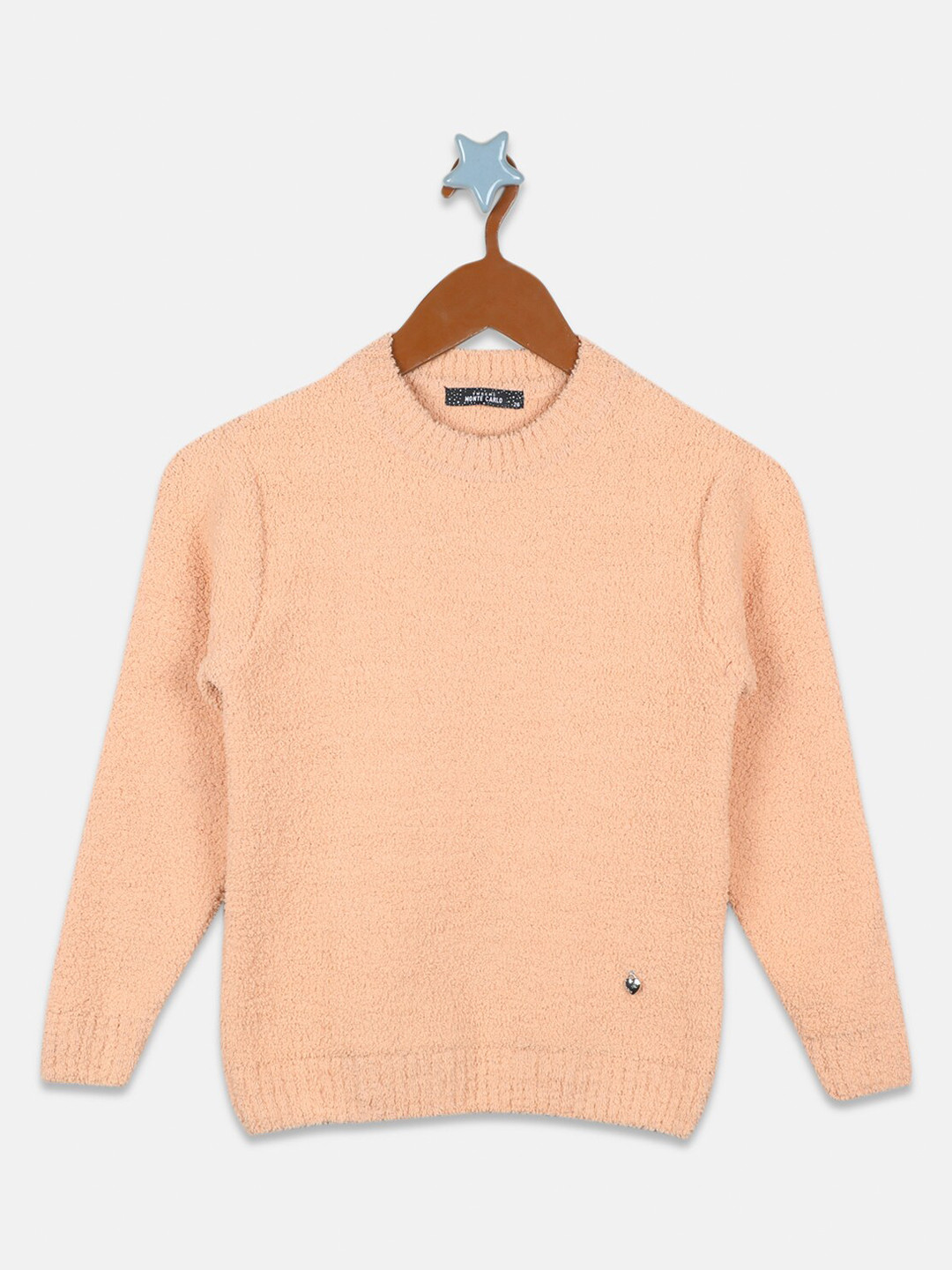 

Monte Carlo Girls Long Sleeves Sweatshirt, Peach