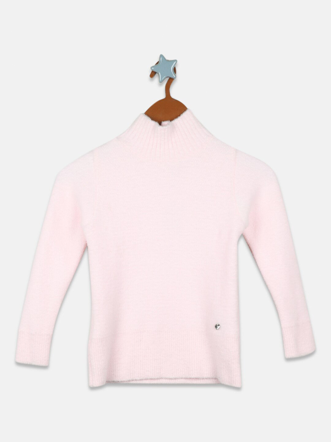 

Monte Carlo Girls Knitted High Neck Top, Pink