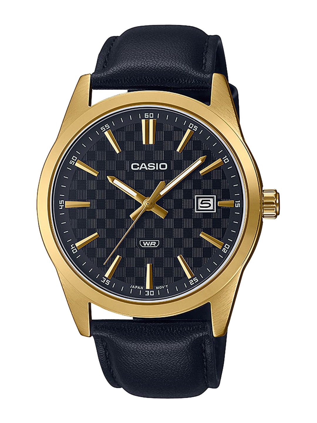 

CASIO Men Black Dial & Black Stainless Steel Straps Analogue Watch