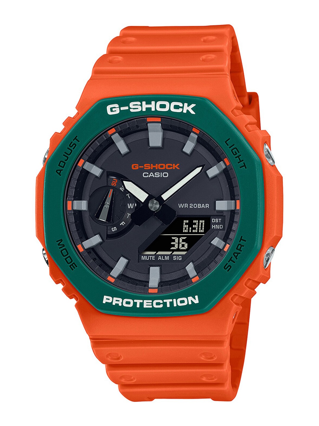 

CASIO G-SHOCK Men Analogue and Digital Watch G1299 GA-2110SC-4ADR, Grey