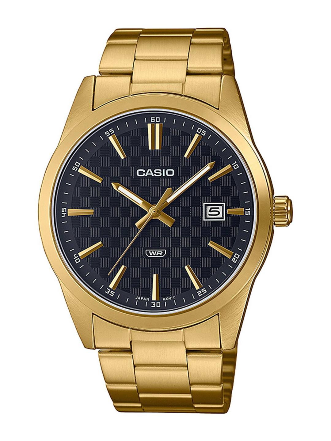 

CASIO Men Bracelet Style Straps Analogue Watch, Gold