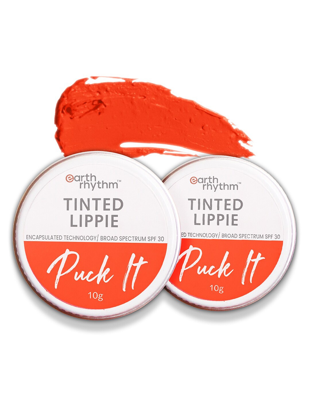 

Puke It Set Of 2 Tinted Lip & Cheek Tint With SPF 30 10 g Each- Cupid, Orange