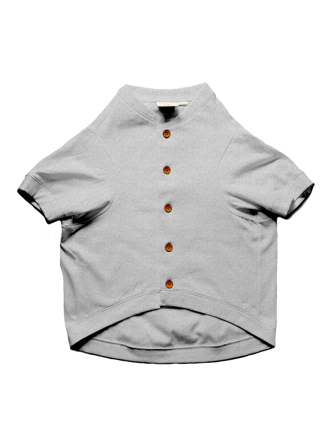 

Ruse Buttoned Cotton Dog Jacket, Grey