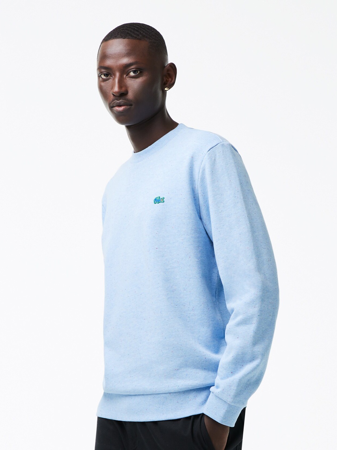 

Lacoste Round Neck Pure Cotton Sweatshirt, Blue