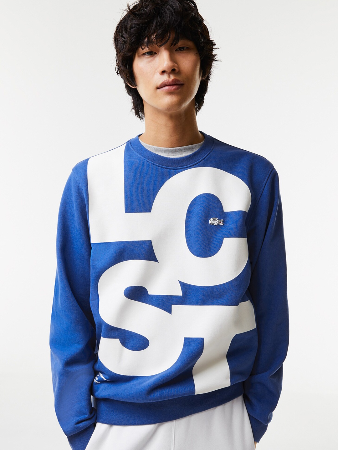 

Lacoste Pure Cotton Sweatshirt, Blue