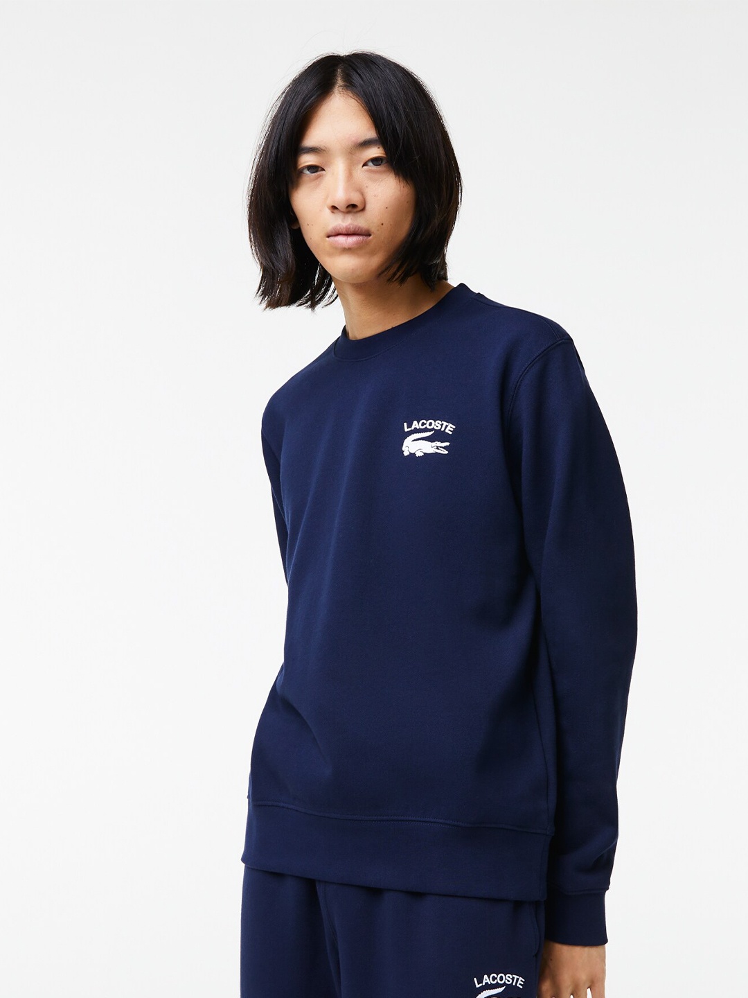 

Lacoste Pure Cotton Sweatshirt, Navy blue