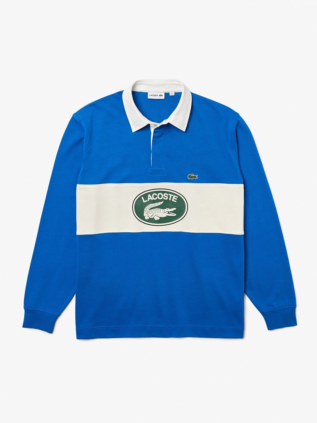 

Lacoste Men Polo Collar Oversized Cotton T-shirt, Blue