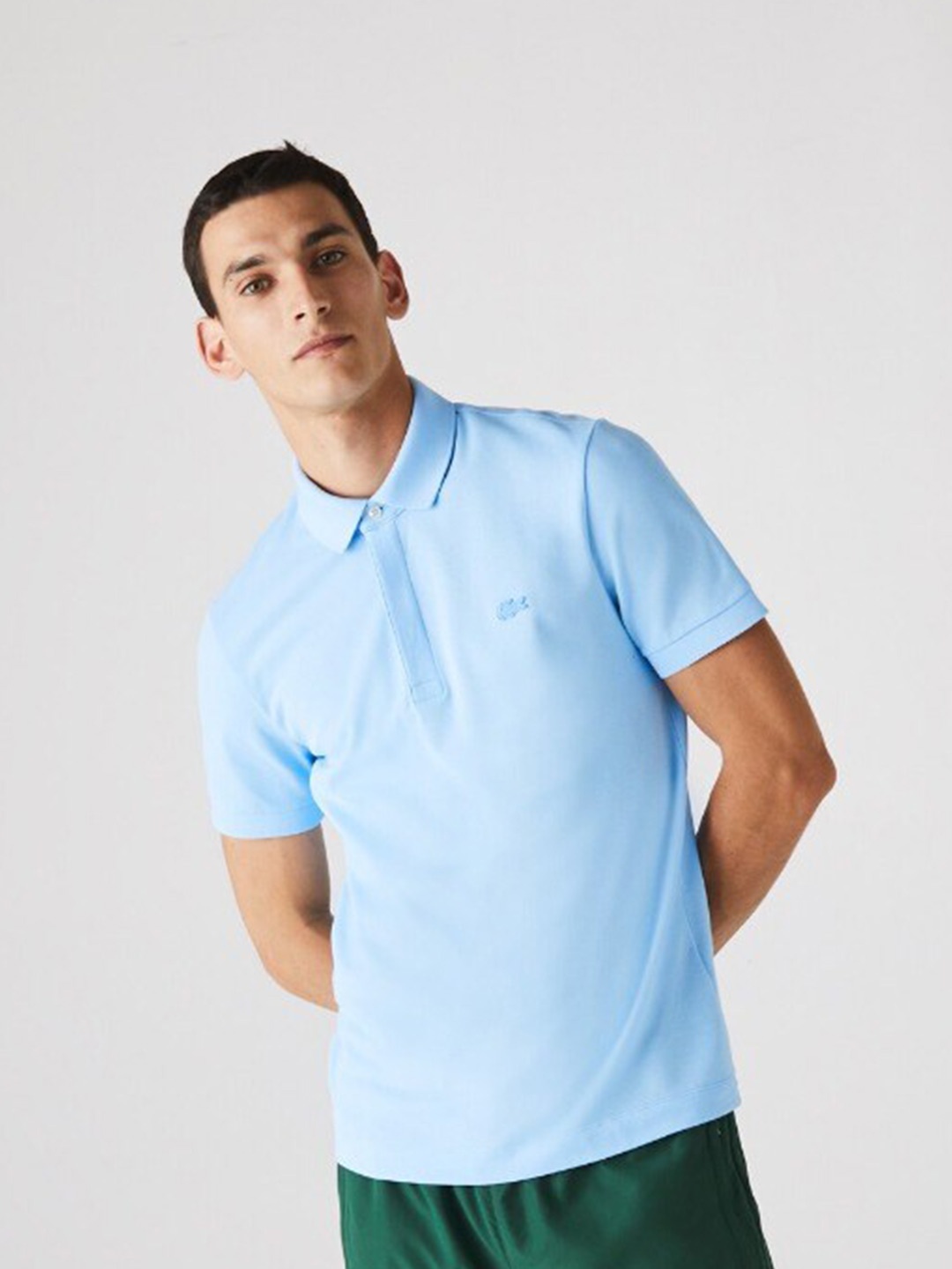 

Lacoste Men Polo Collar T-shirt, Blue