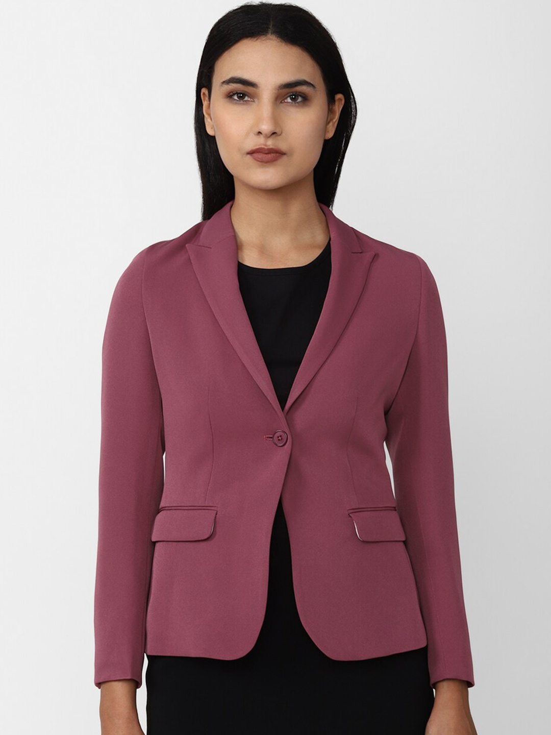 

Van Heusen Woman Single-breasted Blazer, Purple