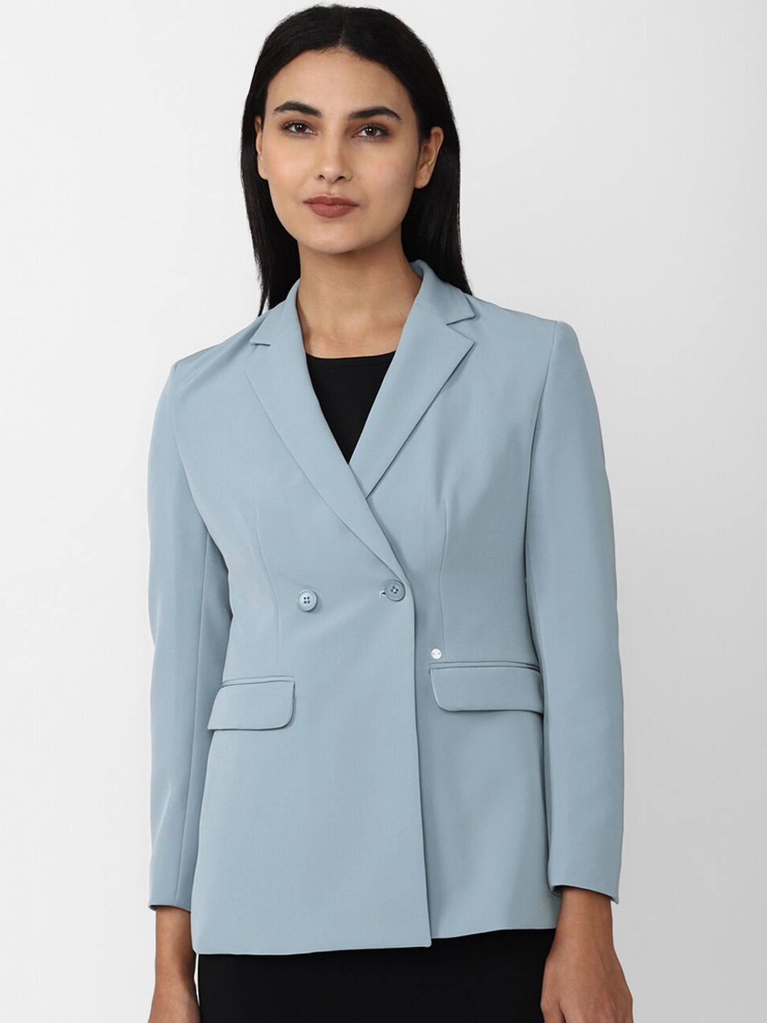

Van Heusen Woman Double-breasted Blazer, Blue