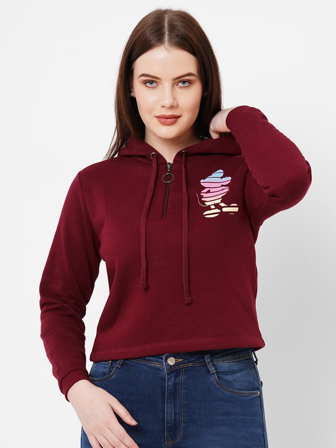 

Kraus Jeans Pullover Hooded Sweatshirt, Maroon