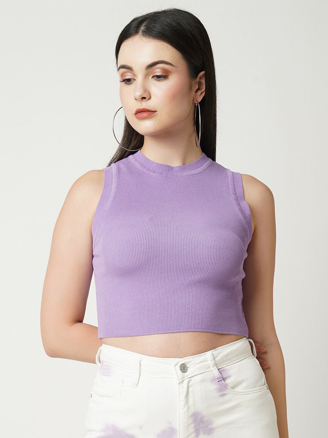 

Kraus Jeans Women Slim Fit T-shirt, Purple