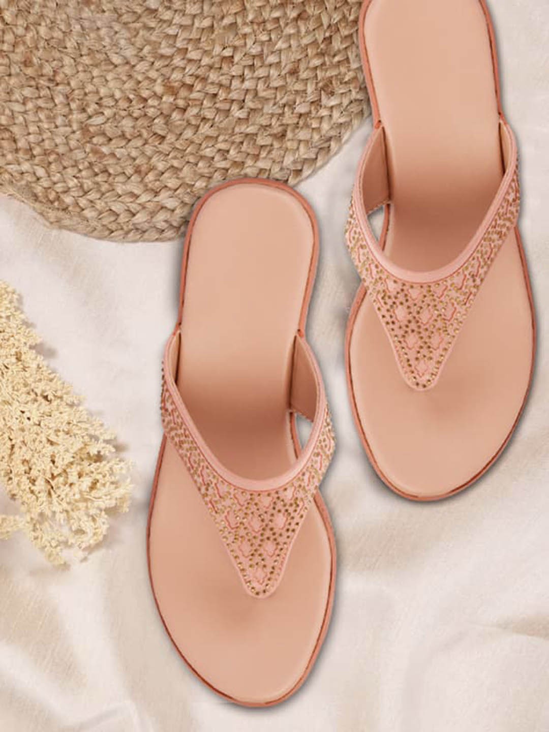 

sneakers villa Block Heels, Peach