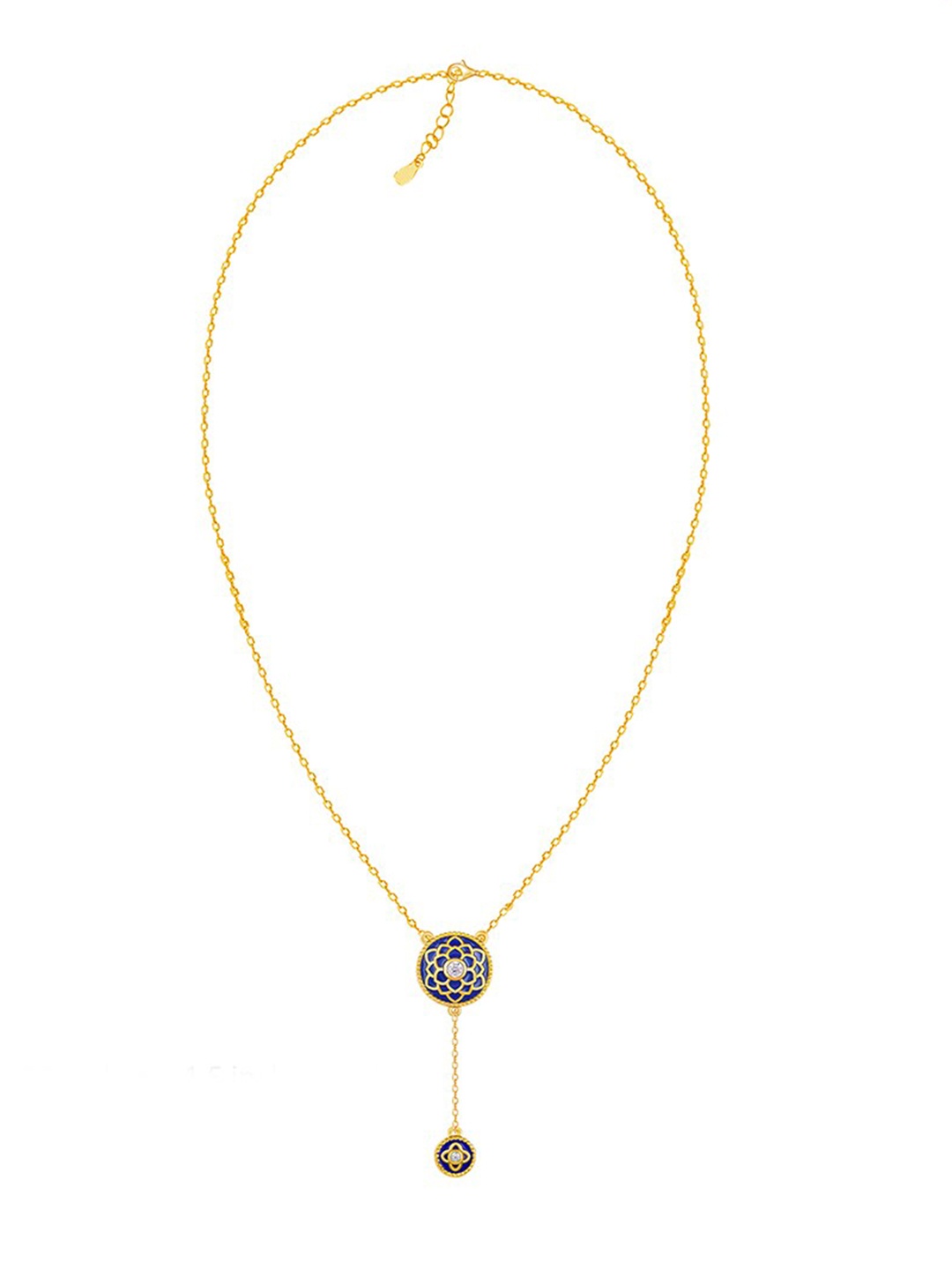 

GIVA Sterling Silver Gold-Plated Necklace