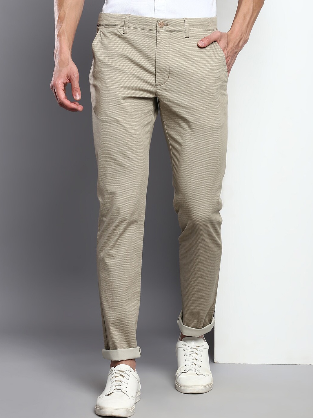 

Tommy Hilfiger Men Regular Trousers, Khaki