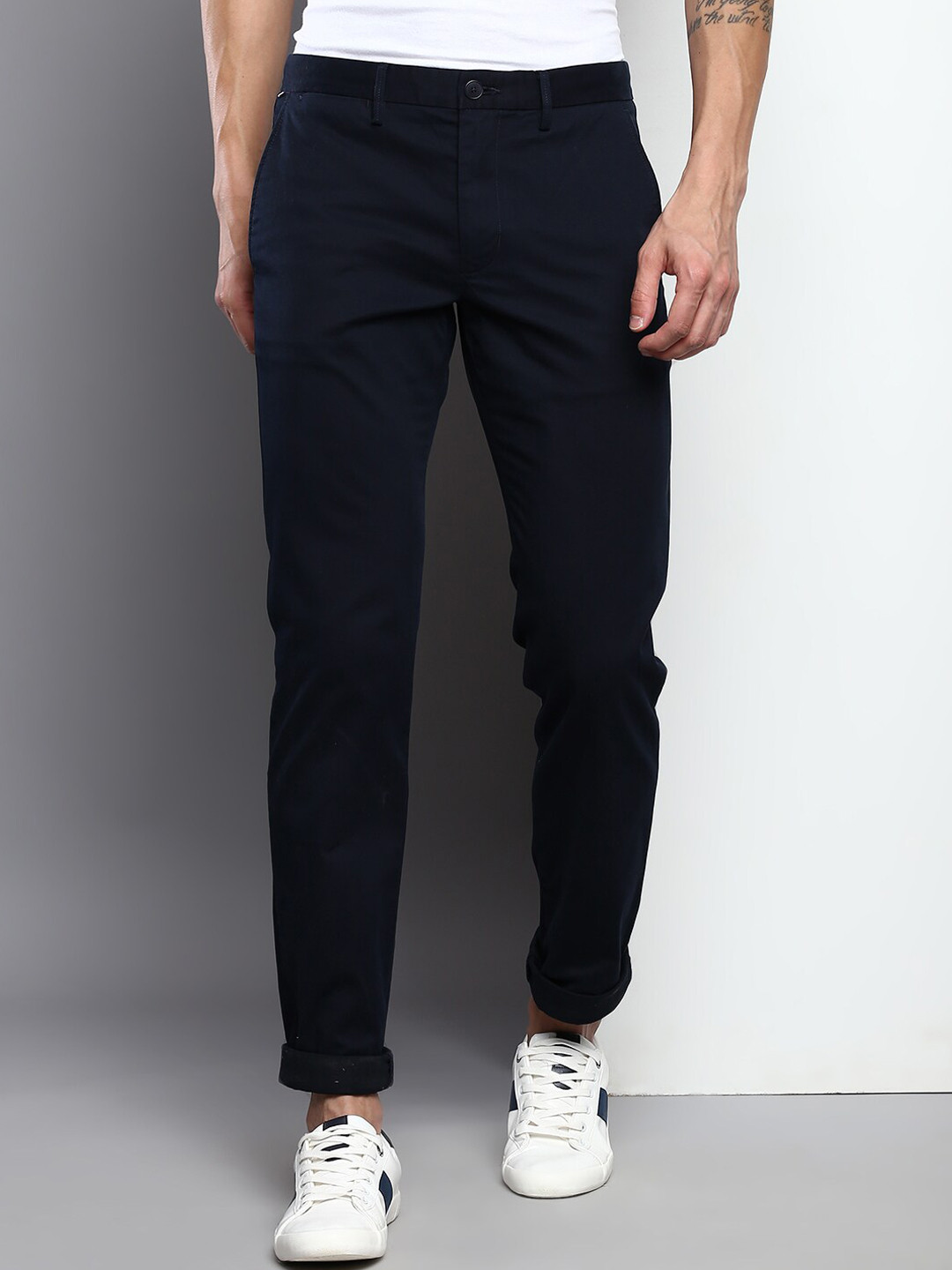 

Tommy Hilfiger Men Chinos Trousers, Navy blue