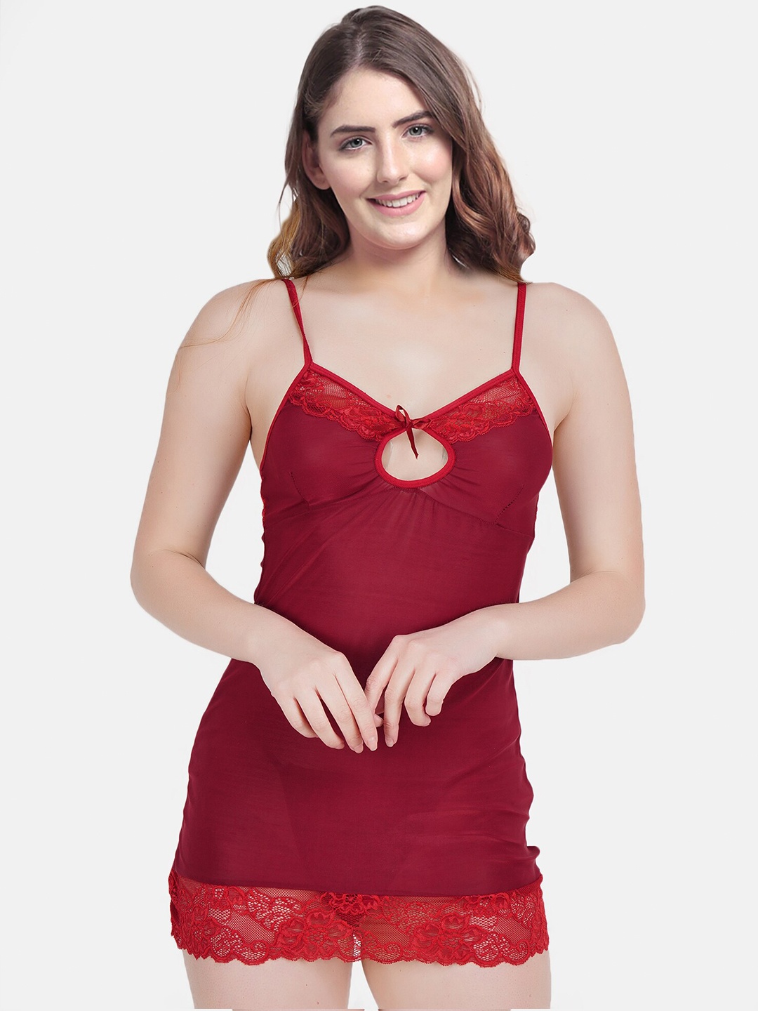 

COLOR STYLE Solid Baby Doll, Red