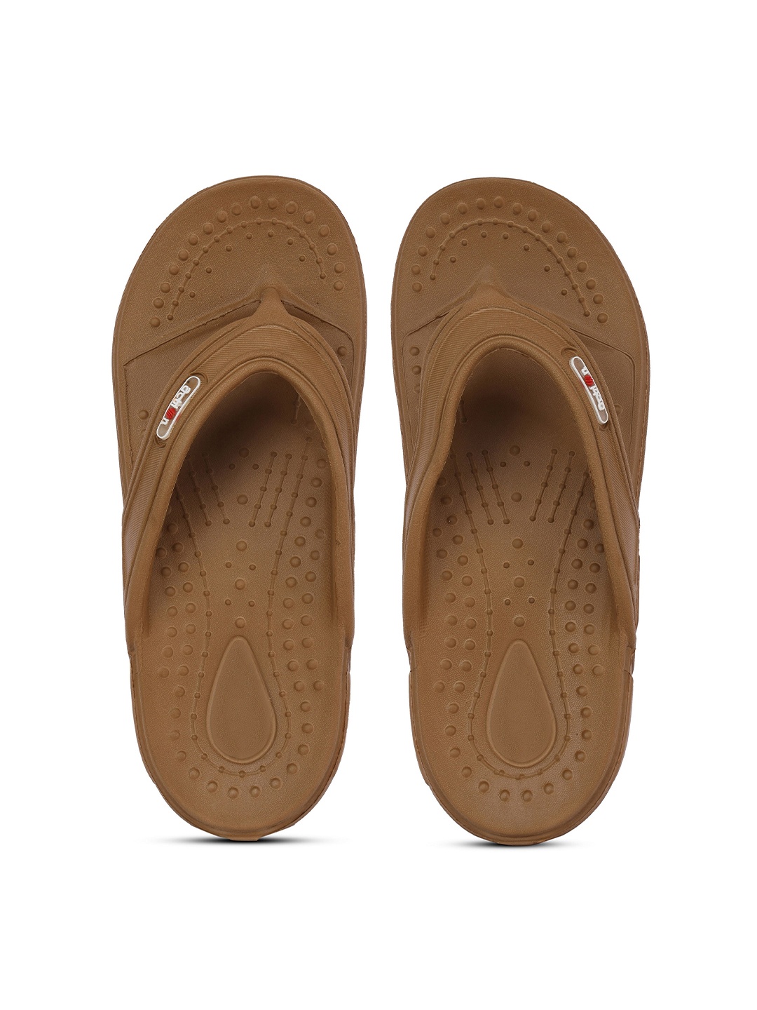 

Action EVA Flotter Men Rubber Thong Flip-Flops, Brown