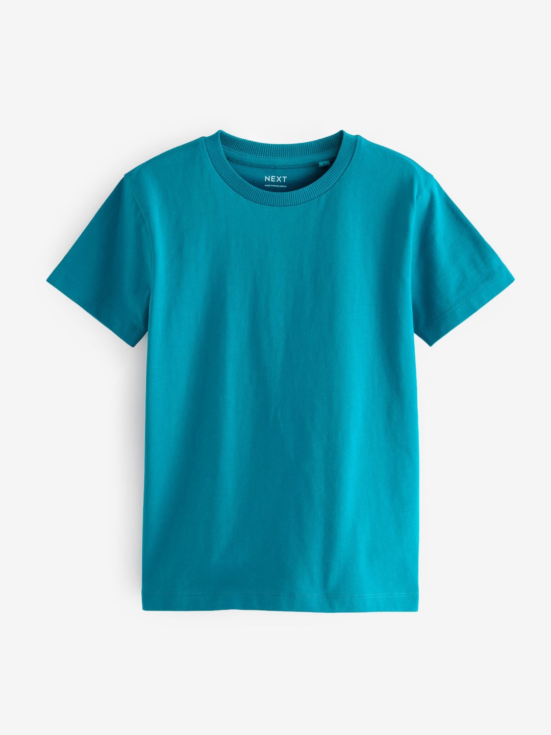 

NEXT Boys Pure Cotton T-shirt, Turquoise blue
