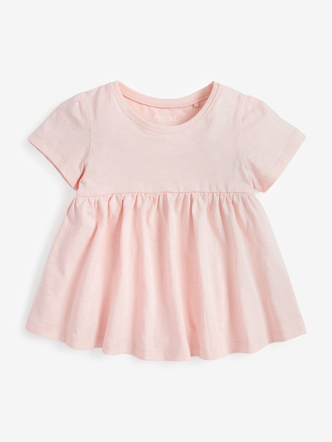 

NEXT Infant Girls Pure Cotton A-Line Dress, Pink