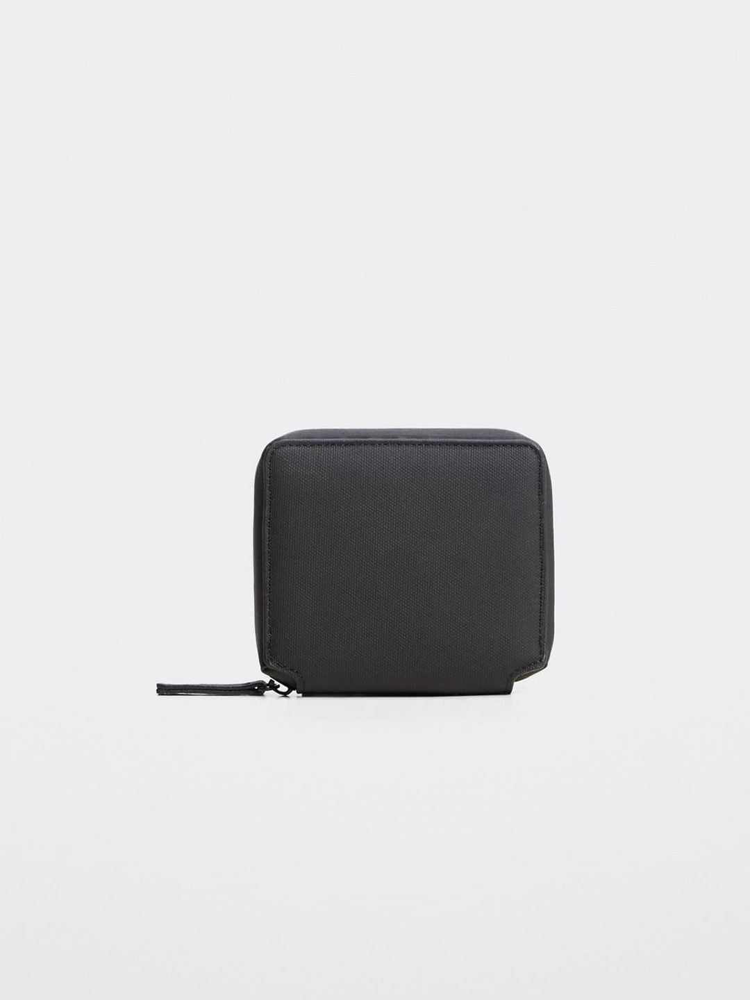 

MANGO MAN Sustainable Zip Around Wallet, Black