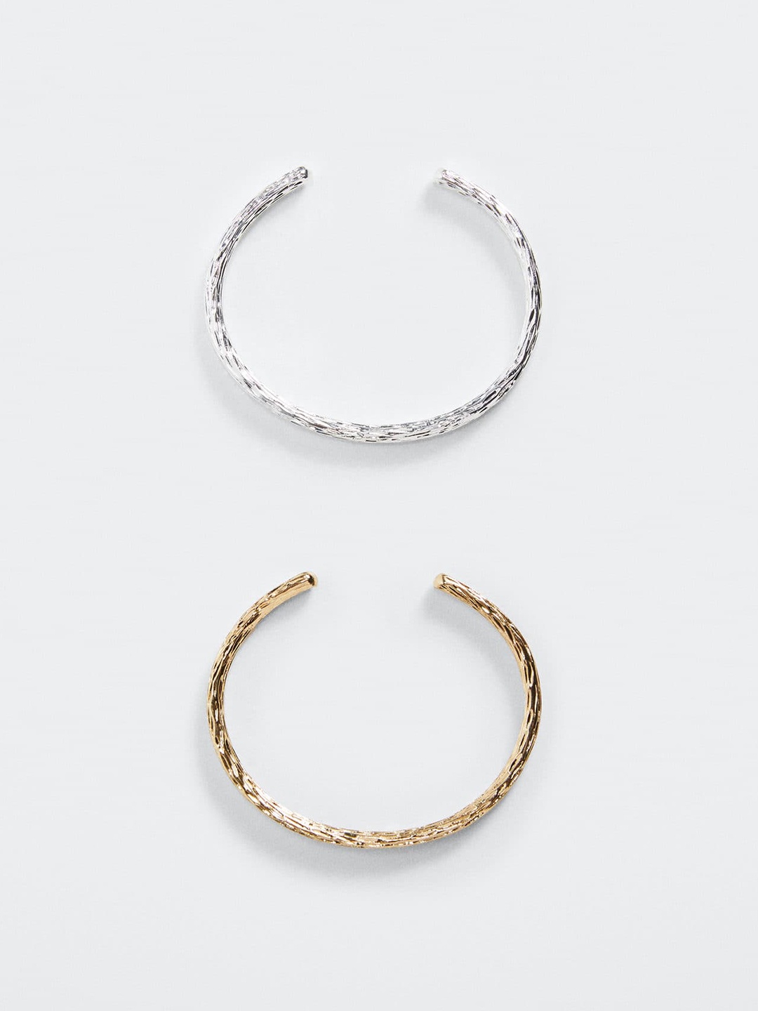 

MANGO Women Cuff Bracelet, Gold