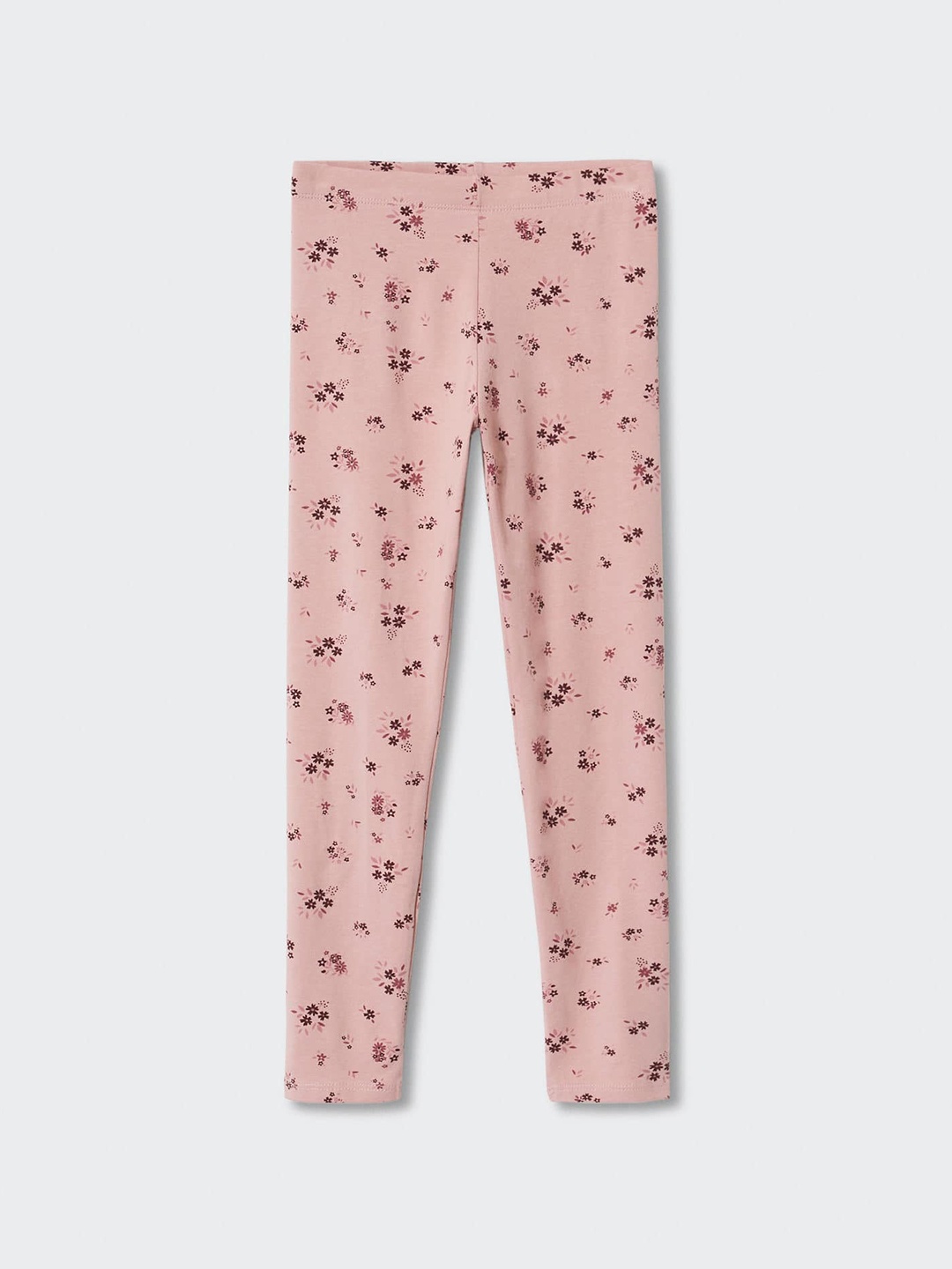 

Mango Kids Girls Mid-Rise Floral Print Stretchable Leggings, Rose