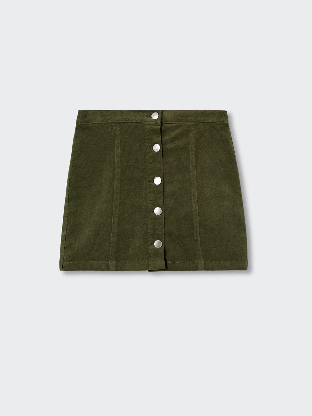 

Mango Kids Girls Sustainable A-Line Skirts, Olive