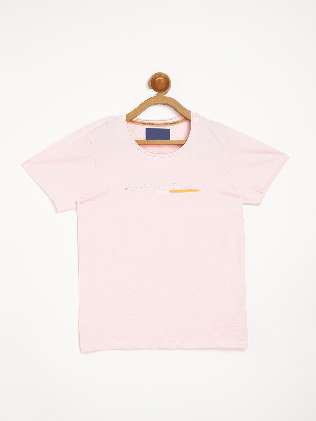 

V2 Value & Variety Boys Cotton T-shirt, Pink