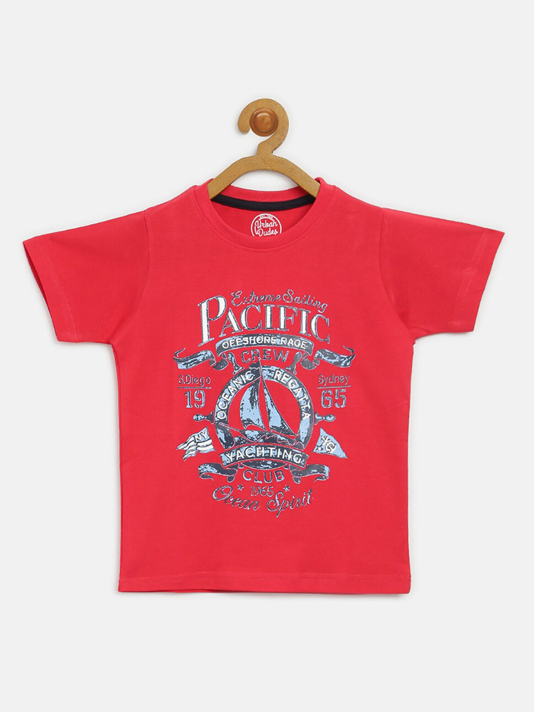 

V2 Value & Variety Boys Cotton T-shirt, Pink