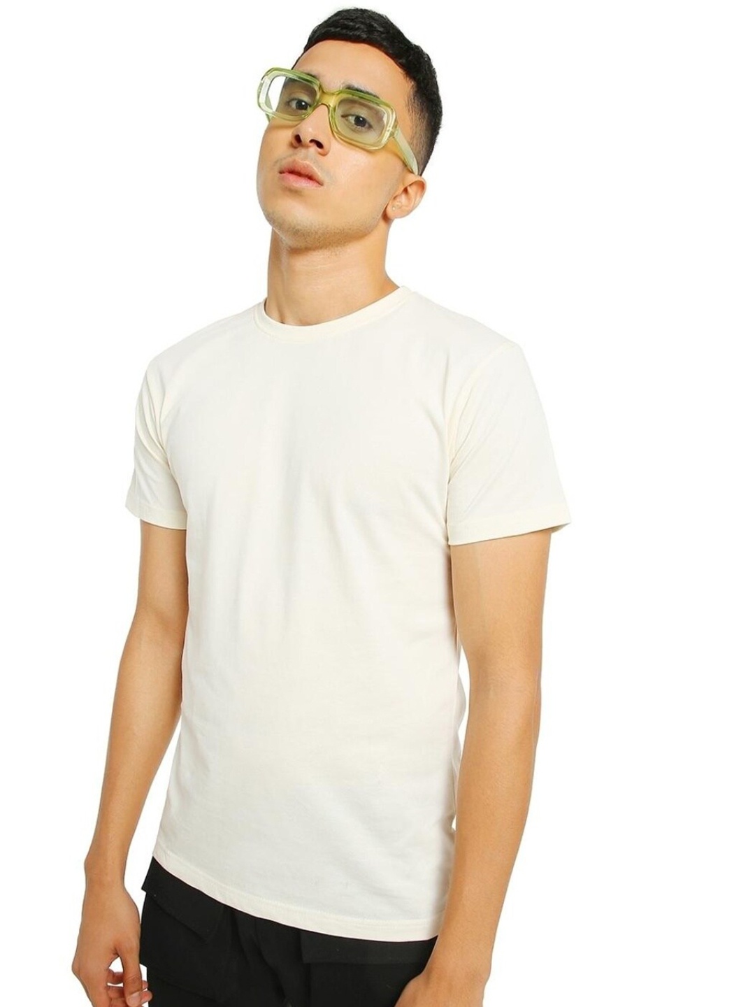 

Bewakoof Men Cotton T-shirt, Off white