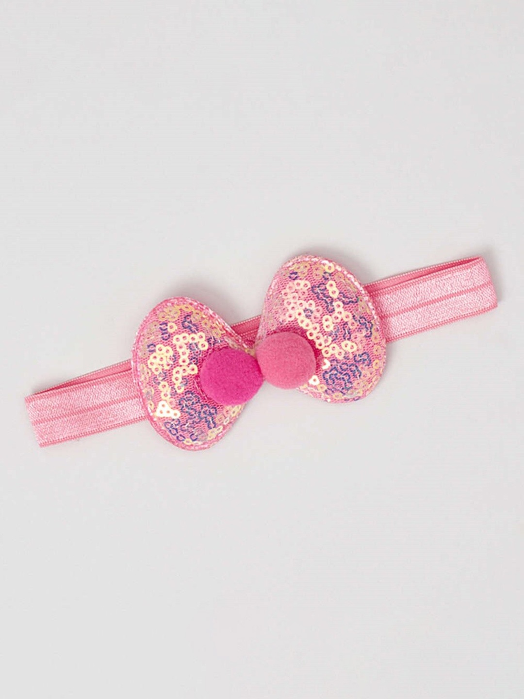 

The Magic Wand Girls Embellished Hairband, Peach